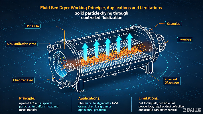 Fluid Bed Dryer Working Principle, Applications and Limitations