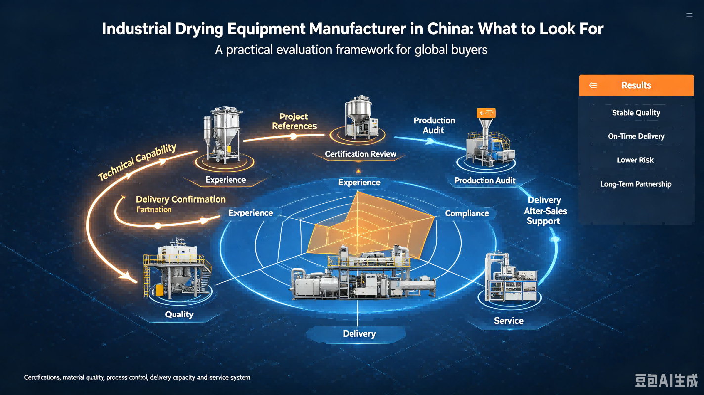 Industrial Drying Equipment Manufacturer in China: What to Look For
